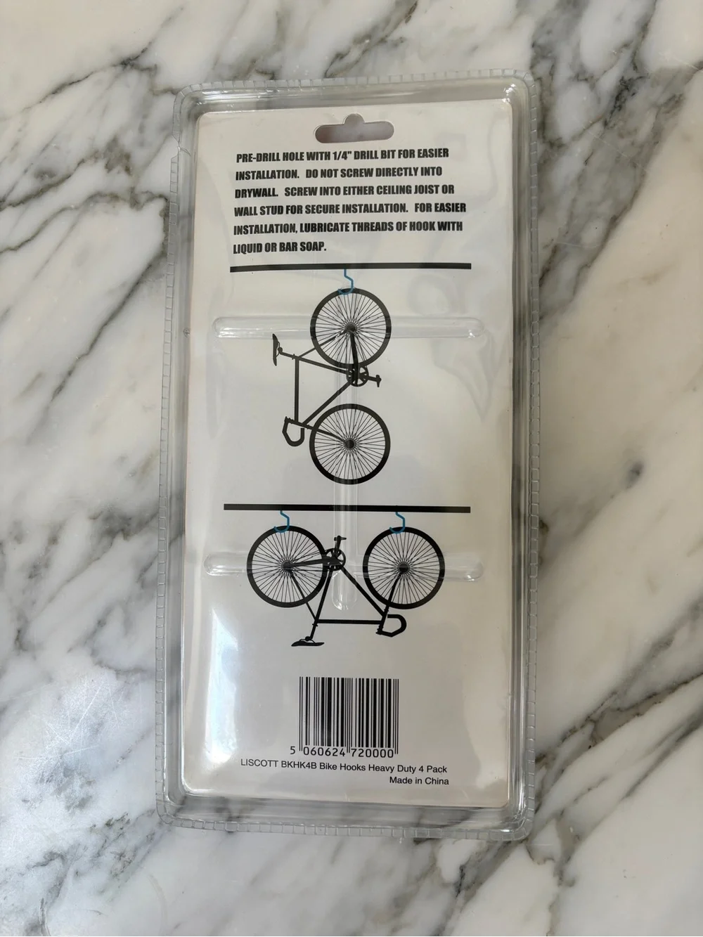 NEW Black S-Shaped Bike Hooks 4-Pack